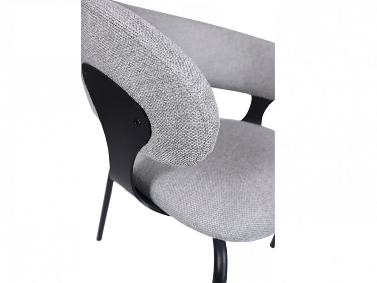 Kenny Dining Chair Silver Grey Set of 2