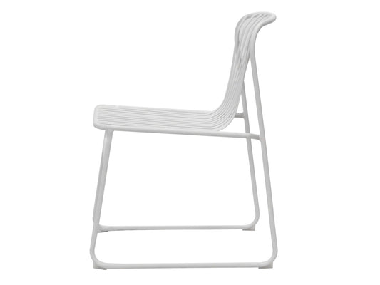 Swiss Dining Chair White - CHAIRS Set of 2