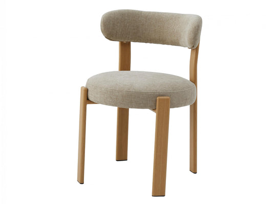 Carmo Dining Chair Beige/ Natural Set of 2