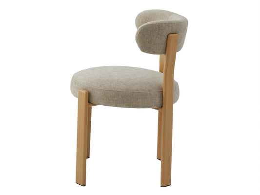 Carmo Dining Chair Beige/ Natural Set of 2