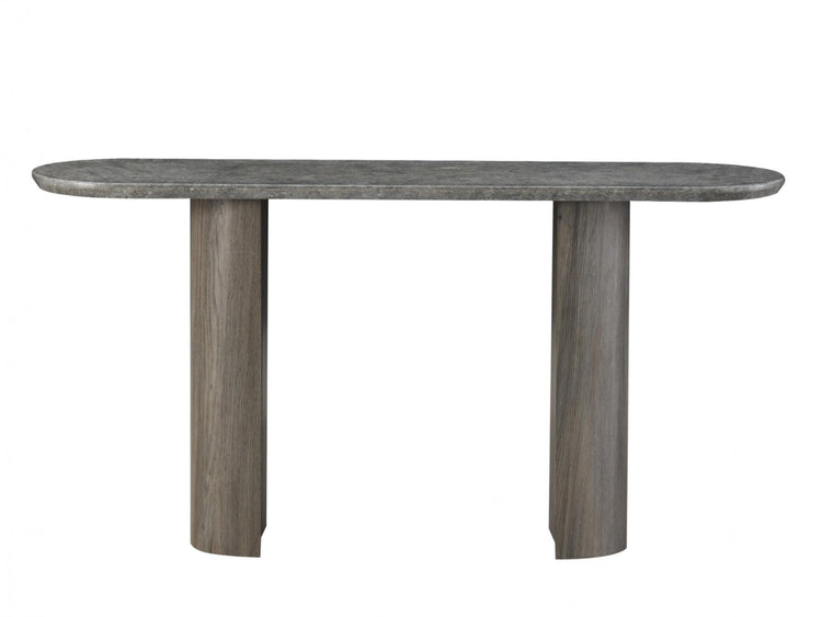 Corfu Console Table Grey Marble
