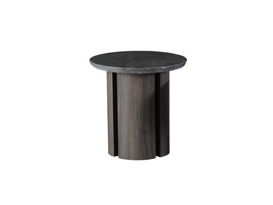 Corfu Side Table Grey Marble