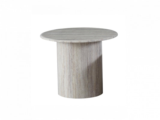 Seoul Side Table Grey Marble