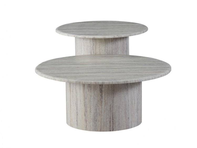 Seoul Side Table Grey Marble