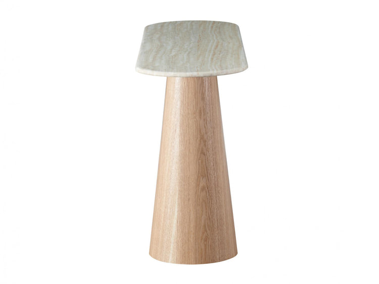 Waverley Console Table White Travertine