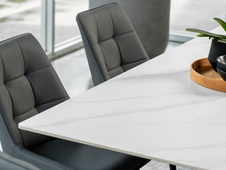 Lazio Dining Table Snow White