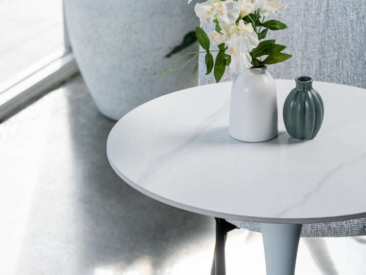 Scandi Small Dining Table Snow White