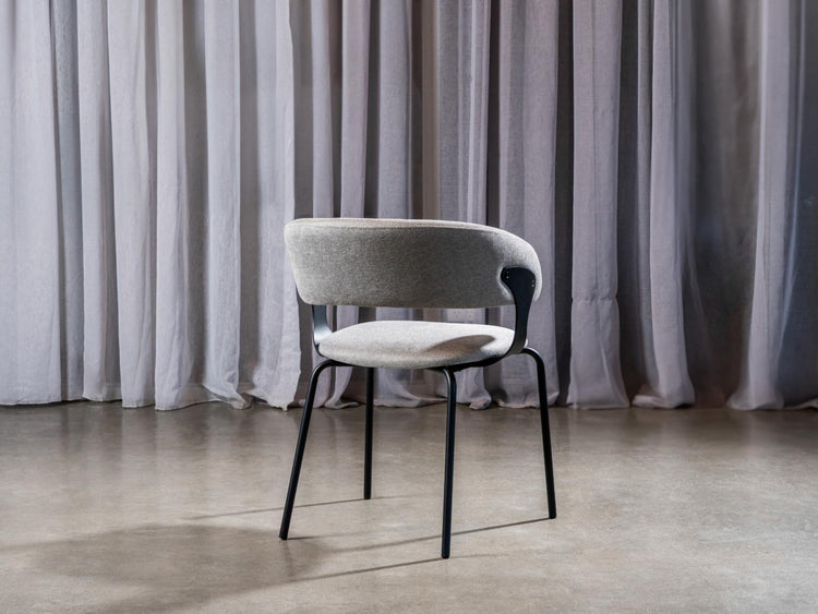 Kenny Dining Chair Silver Grey Set of 2