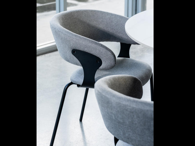 Kenny Dining Chair Silver Grey Set of 2