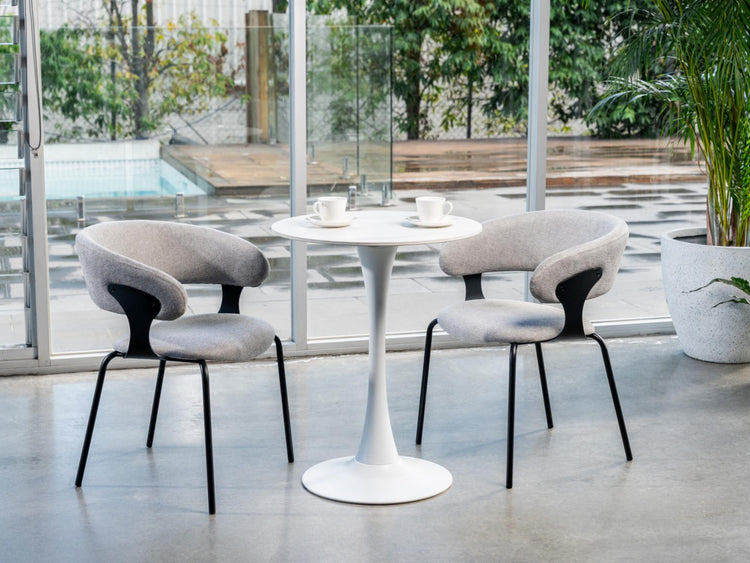 Kenny Dining Chair Silver Grey Set of 2