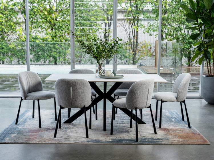 Miya Dining Chair Oyster White Set of 2