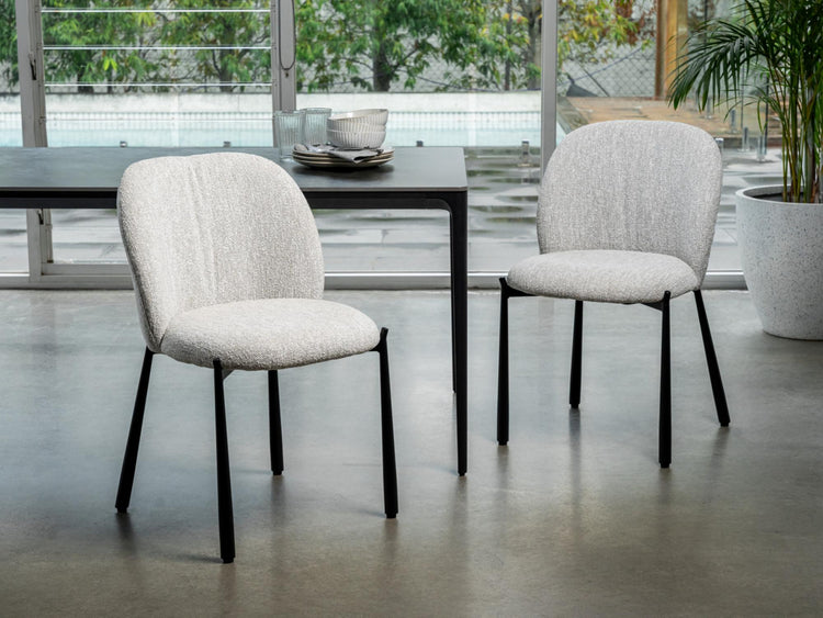 Miya Dining Chair Oyster White Set of 2