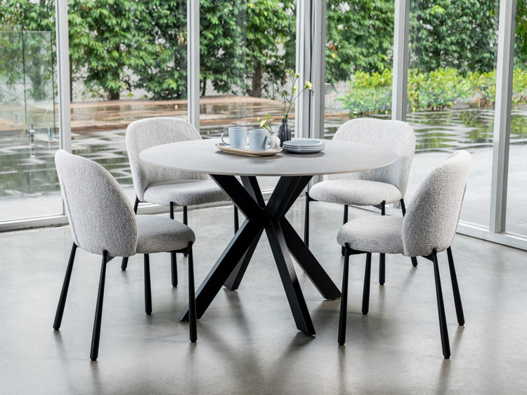 Miya Dining Chair Oyster White Set of 2