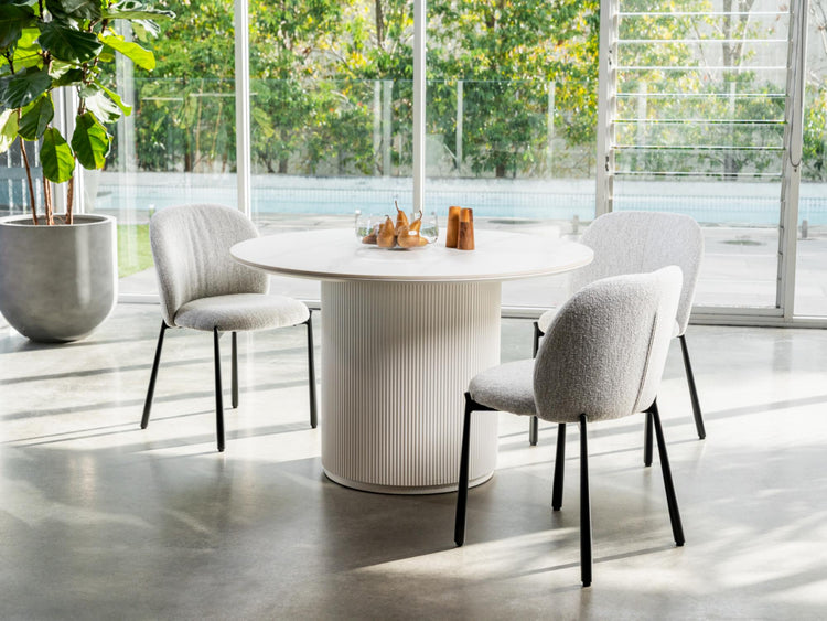 Miya Dining Chair Oyster White Set of 2
