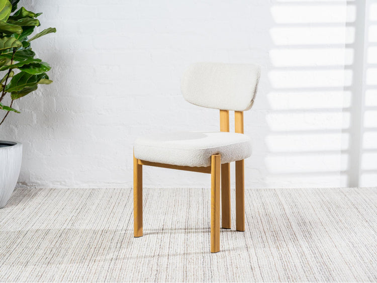 Cancun Dining Chair Beige Set of 2