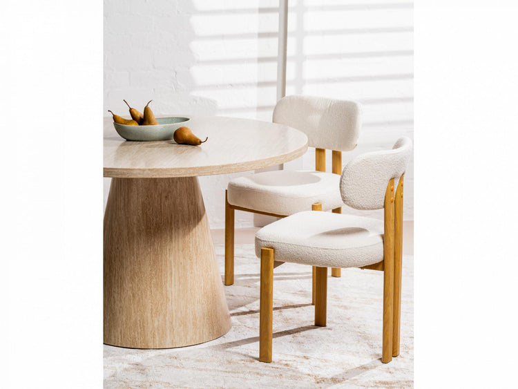 Cancun Dining Chair Beige Set of 2