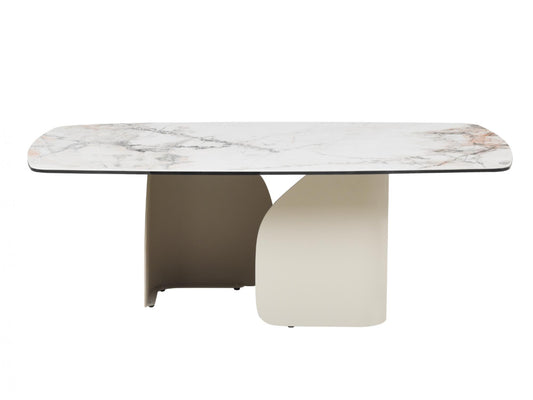 Messina Coffee Table Milan White Marble