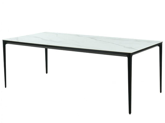 Magnate Large Dining Table White Marble