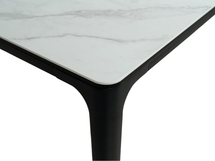 Magnate Large Dining Table White Marble