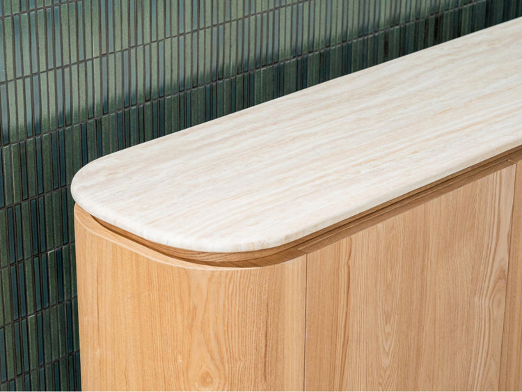 Waverley Buffet White Travertine