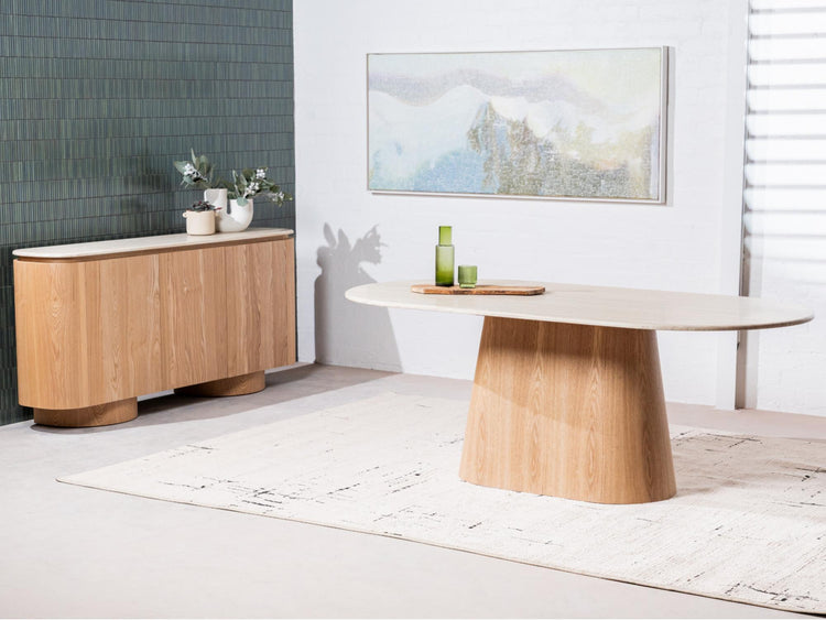 Waverley Buffet White Travertine