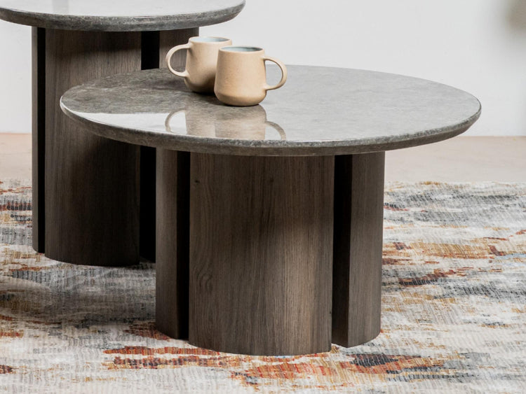 Corfu Coffee Table Grey Marble