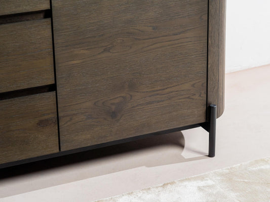 Sorrento Sideboard Bisque / Coffee
