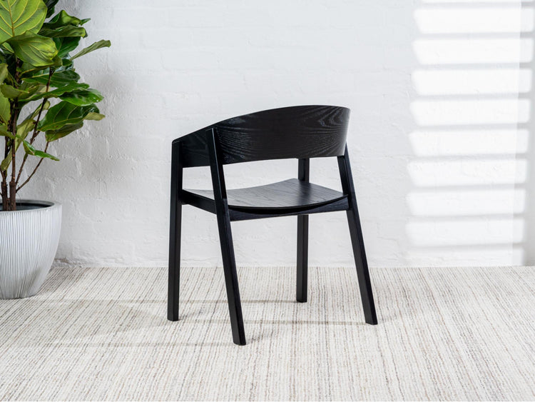 Hendriks Dining Chair Black Set of 2