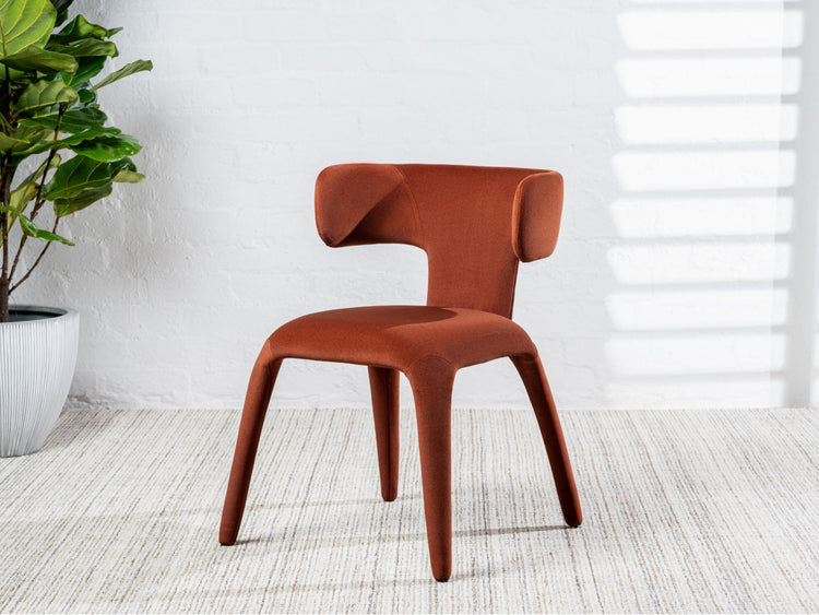 Taurus Dining Chair Rust Set of 2