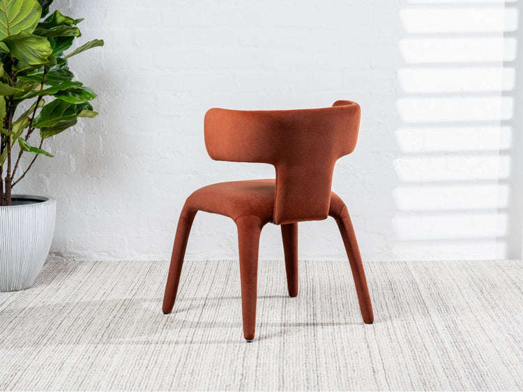 Taurus Dining Chair Rust Set of 2
