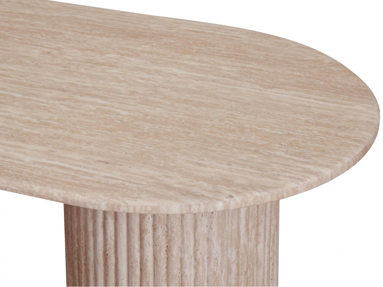 Pompeii Rectangular Dining Table Travertine