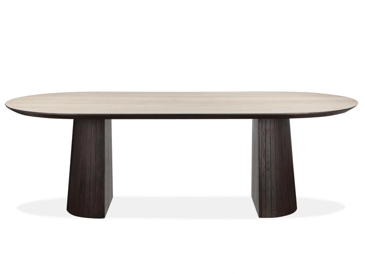 Sorrento Dining Table Bisque / Coffee