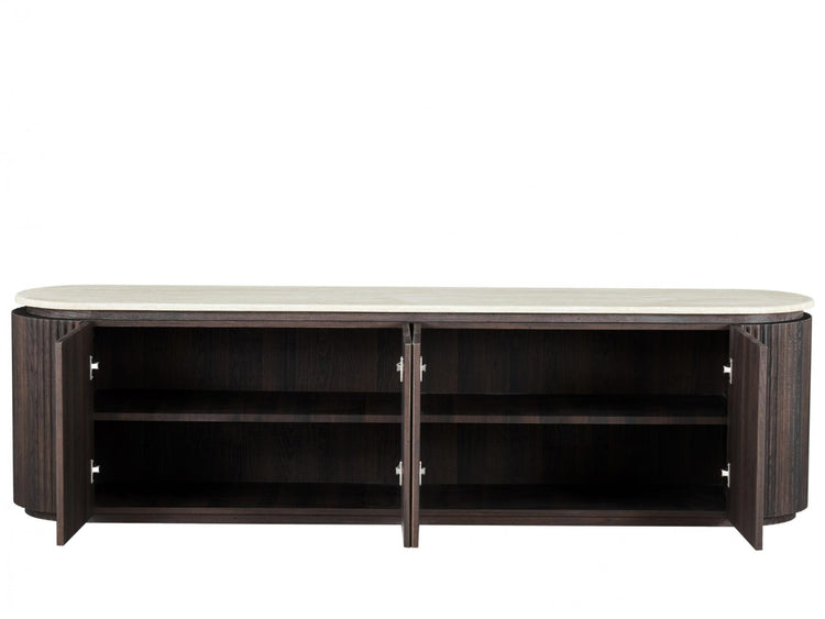 Crete TV Unit Travertine