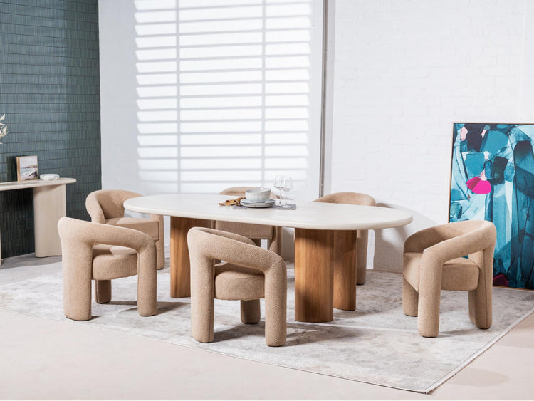 Eclipse Dining Table Pebble