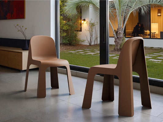 Bondi Dining Chair Mocha Brown Set of 2