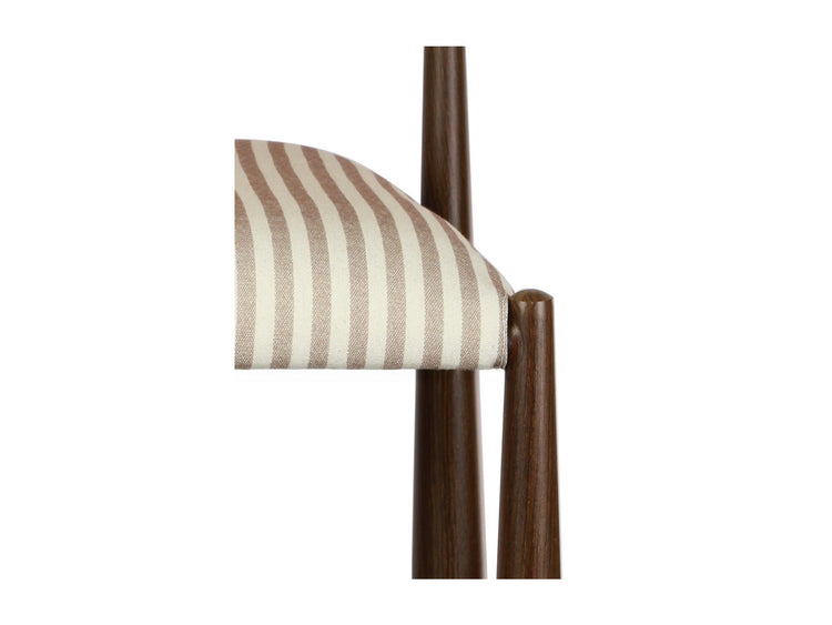 Egypt Dining Chair Beige / Walnut Set of 2