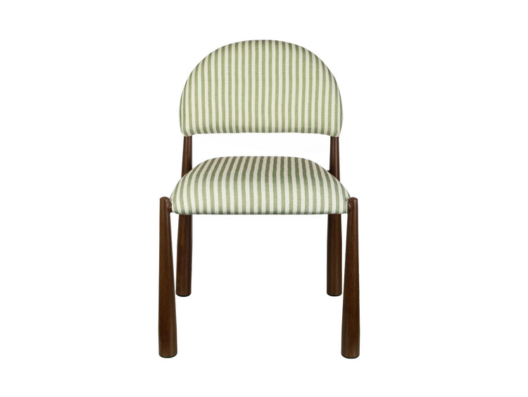 Egypt Dining Chair Moss / Walnut Set of 2