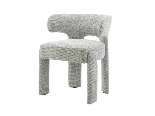 Geneva Dining Chair Blue Grey Set of 2