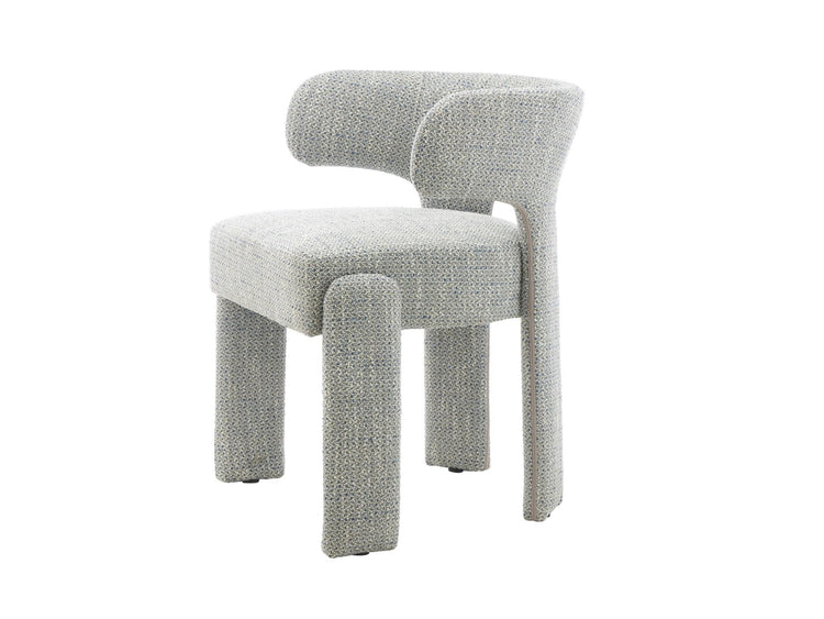 Geneva Dining Chair Blue Grey Set of 2