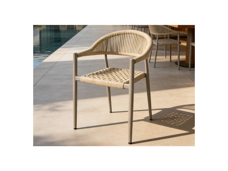 Tobago Dining Chair Champagne Set of 2