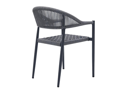 Tobago Dining Chair Charcoal Set of 2