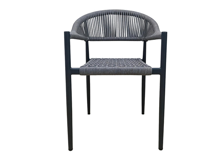 Tobago Dining Chair Charcoal Set of 2