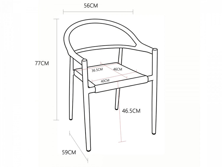 Tobago Dining Chair Lime Set of 2
