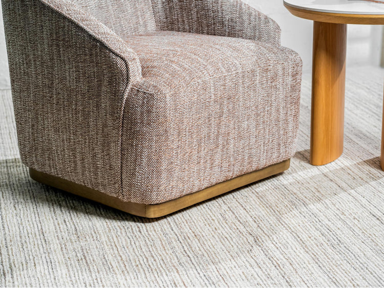 Austin Swivel Occasional Chair Chestnut