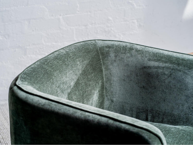 Chloe Swivel Occasional Chair Olive
