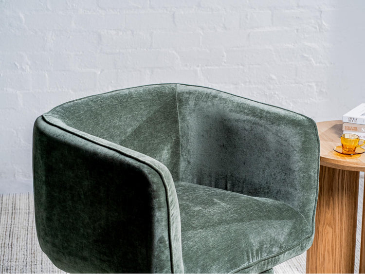 Chloe Swivel Occasional Chair Olive
