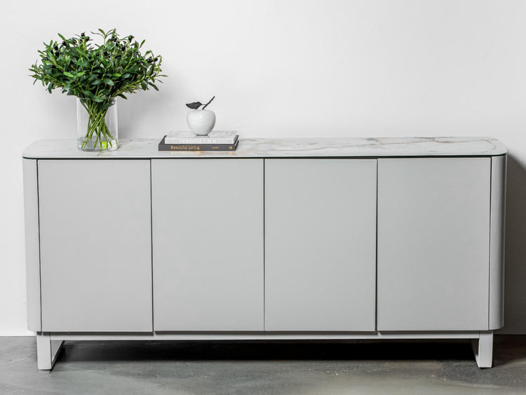 Messina Sideboard Milan White Marble