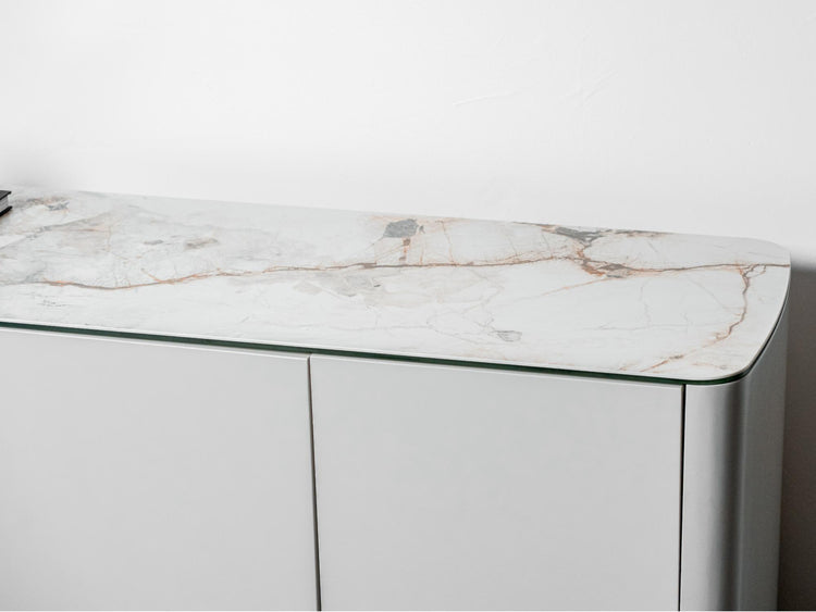 Messina Sideboard Milan White Marble