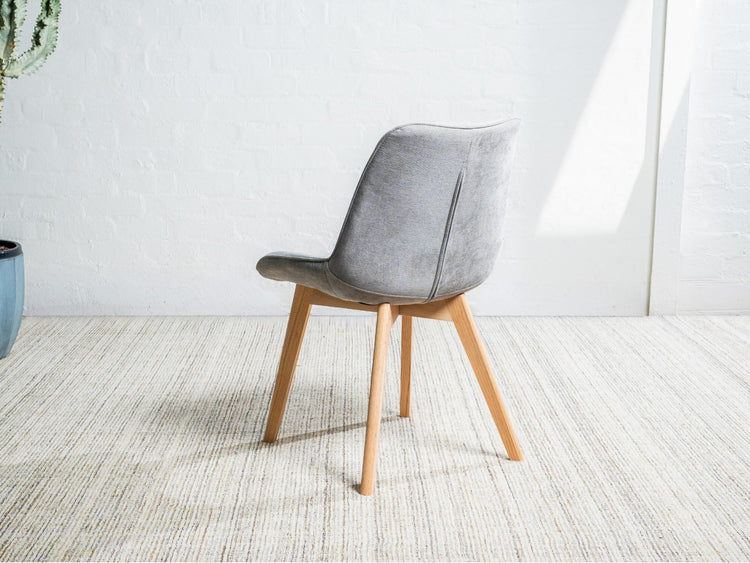 Forest Dining Chair Light Grey/ Natural