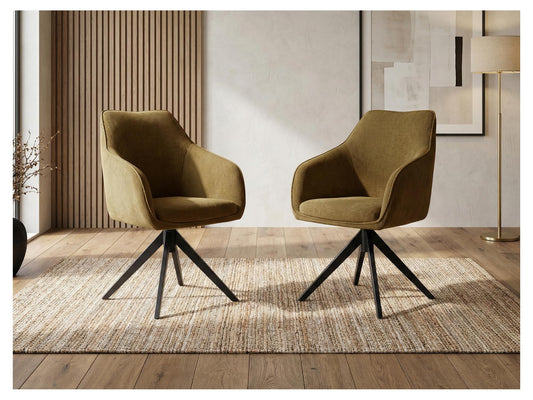 Oscar Dining Chair Olive Set of 2